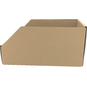 トラスコ中山 ダンボール製T型コンテナ 内寸183×263×135 5.1間口183×奥行263×高さ135mm間口192×奥行285×高さ140mm FC709FX-8590650-イメージ2