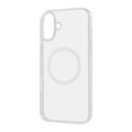 レイアウト iPhone 16 Plus用Like standard MagSafe対応 マグネットアクセサリー対応 衝撃吸収 バンパー ハイブリッドケース クリア RT-P48MG2/CM