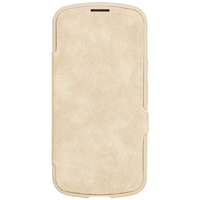 ＮＡＴＵＲＡＬ　ｄｅｓｉｇｎ iPhone 16e用背面手帳型ケース CHROME-NATURAL ベージュ IP24SP-CHN07