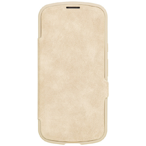 ＮＡＴＵＲＡＬ　ｄｅｓｉｇｎ iphone17e/16e用 背面手帳型ｹｰｽ chrome-natural ベージュ IP24SP-CHN07-イメージ1