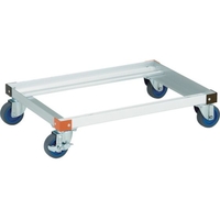 トラスコ中山 アルミカート 内寸660×450 エアーキャスター FC979HN-3622274