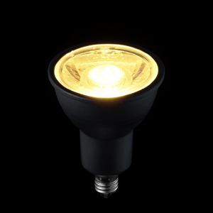 ヤザワ ハロゲン形LED 超広角 電球色 調光対応 ブラック LDR7LWWE11D2BK-イメージ2