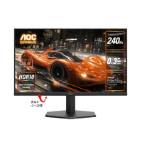 AOC ゲーミング液晶ディスプレイ 23.8型/1920×1080/HDMI、DisplayPort/ブラック/スピーカー:なし/240Hz ブラック 24G11ZE/11