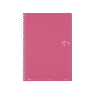 コクヨ ソフトリングノート(ドット入罫線)カットオフ セミB5 ライトピンク FCC0755-ｽ-SV308BT-LP-イメージ1