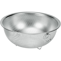 ヒロショウ chef’s bowlステンレス足付パンチングボウル リング付 21cm FCD1098-PCB-21