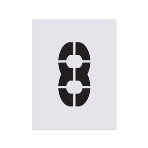 アイマーク ステンシル 8 文字サイズ250×125mm FC853JC-4341686-イメージ1