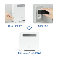 ピクセラ PIX-RT100 LTE対応SIMフリーホームルーター ホワイト