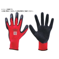 トラスコ中山 TRUSCO/ゴム背抜き手袋 レッド 10双入り 13ゲージ L FCD291D-2493870