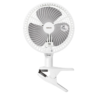 YAMAZEN 18cm クリップ扇風機タイマー付き YCT-F186-WB