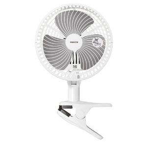 YAMAZEN 18cm クリップ扇風機タイマー付き YCT-F186-WB-イメージ1