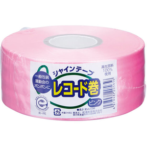 松浦産業 シャインテープ レコード巻 桃 FC67816-420P-イメージ1