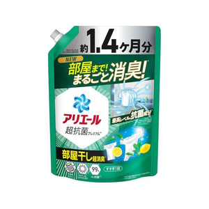 Ｐ＆Ｇ アリエールジェル 部屋干し 詰替 超ジャンボサイズ 1kg FCJ408T-イメージ1