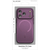エレコム iPhone18 Pro用ハイブリッドアルミケース 極限 MAGKEEP パープル PM-A26CALCKM4-イメージ1