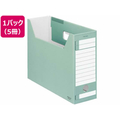 コクヨ ファイルボックス-FS〈Eタイプ〉A4ヨコ 背幅102mm 緑 5冊 1パック(5冊) F836347-A4-LFE-G