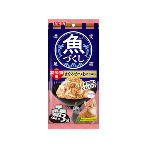 いなば 魚づくし 高齢猫用 まぐろ・かつお ささみ入り 60g×3P FC082NN-イメージ1