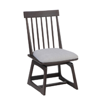 美品】協立工芸 回転式 ダイニング チェア ブラウン こたつ椅子 ① 楽天市場】ダイニングこたつ回転チェア（単品）（回転椅子 イス