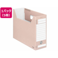 コクヨ ファイルボックス-FS〈Eタイプ〉A4ヨコ 背幅102mm ピンク 5冊 1パック(5冊) F836348-A4-LFE-P