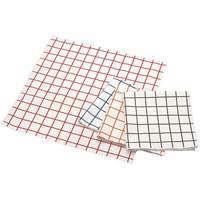 江部松商事 EBM/キャンパス厚手 チェックナプキン オレンジ 450×450 FC218LY-8395110
