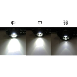 エスコ ヘッドライト LED 単3×3本 FCV9018-EA758RN-1A-イメージ5