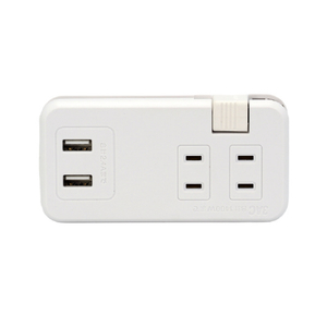 STAR LIGHT モバイルUSB電源タップ 白 SK-3AC2USB24WA-イメージ4