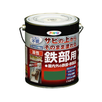 アサヒペン 油性 高耐久鉄部用 1.6L グリーン FC227NV