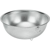 ヒロショウ chef’s bowlステンレス足付パンチングボウル リング付 27cm FCD1100-PCB-27