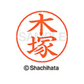 シヤチハタ ネームペン用ネーム シルバー 既製 木塚 FC46644-X-GPS-0873
