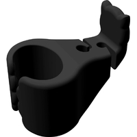 トレードワン 傘用ハンディファン クリップホルダー 猫の手タイプ ブラック 30897
