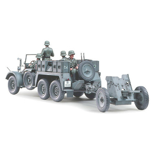 タミヤ 1/35 ドイツ クルップ･プロッツェ3．7cm対戦車砲牽引型 1/35 ミリタリーミニチュアシリーズ No.259 35259MM ｸﾙﾂﾌﾟﾌﾟﾛﾂﾂｴｶｲ-イメージ3