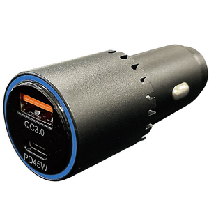 AXS ノート45W-DC充電器PD+QC(USB-A&C) ブラック X-305-イメージ1