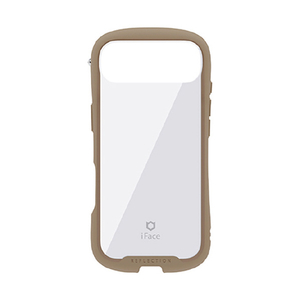 Hamee iPhone Air用強化ガラスクリアケース iFace Reflection ベージュ 41-183056-イメージ1