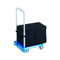 トラスコ中山 TRUSCO/樹脂台車 カルティオミニ weego 省音車輪 ブルー THB付 FC143TW-1948175