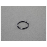 エスコ キーリング ブラック スチール製 10個 21.5×1.6mm FCZ1408-EA638D-301