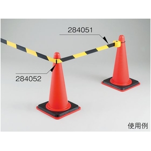 日本緑十字社 緑十字/コーンバーテープ(バリアテープ) 黄／黒 50mm×4m 自動巻 FC040HM-4413172-イメージ2
