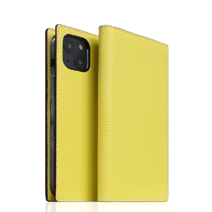 SLG Design iPhone 14用Neon Full Grain Leather Diary Case ティール SD24305I14TL-イメージ4