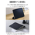 エレコム 11インチiPad Air(M3/M2) フラップケース 薄型軽量 背面クリア 2アングル ネイビー TB-A25MWVNV-イメージ4