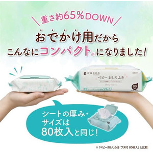 オオサキメディカル ベビーおしりふきおでかけ用 24枚×8個 FCF743U-84616-イメージ3