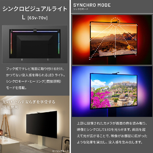 ナカムラ シンクロビジュアルライト Lサイズ(65～70インチ用) H4C-65B-イメージ3
