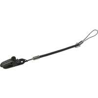 OH/携帯電話用スパイラルストラップ 使用荷重0.3kg ブラック FCD232B-8080733