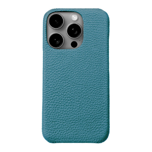 ABBI SIGNATURE iPhone 16 Pro Max用シュランケンカーフ MagSafe対応バックカバー セルリアンブルー ABS27306I16PM-イメージ1