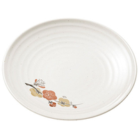 エンテック 丸皿(大) 元禄梅 FC72861-U-12