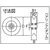 丸喜金属本社 枠無重量車 120mm V型 FC401EH-3543404-イメージ4