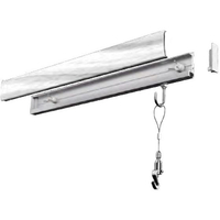 若井産業 カケレール木目調 ホワイト 65cm FCF612A-KLM065W