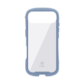Hamee iPhone Air用強化ガラスクリアケース iFace Reflection ペールブルー 41-183063