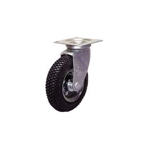 シシクＳＩＳＩＫＵアドクライス 空気入車輪付キャスター　自在　220mm AIJ-250-4-イメージ1