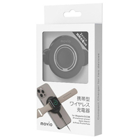 ナガオカトレーディング 2デバイス同時充電対応携帯型ワイヤレス充電器 ブラック M313WCBK