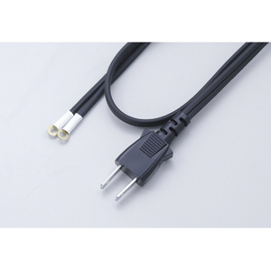 エルパ 熱器具補修用片プラグ付耐熱コード 12A(2m) NC20H-イメージ2