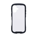 Hamee iPhone17用 強化ガラスクリアケース IFACE REFLECTION FROST ブラック 41-183070