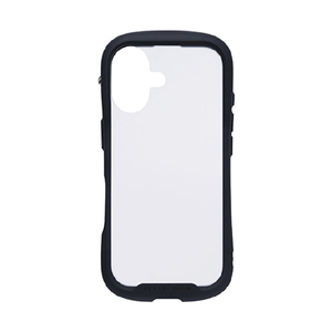 Hamee iPhone17用 強化ガラスクリアケース IFACE REFLECTION FROST ブラック 41-183070-イメージ1