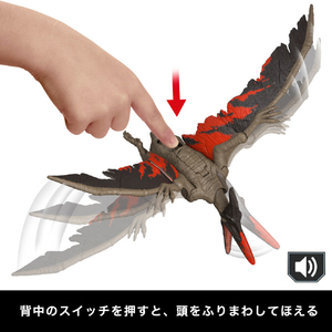 マテル JCL70 ジュラシック・ワールド アクションフィギュア ほえる!プテラノドン JWｱｸｼﾖﾝFﾎｴﾙﾌﾟﾃﾗﾉﾄﾞﾝ-イメージ4